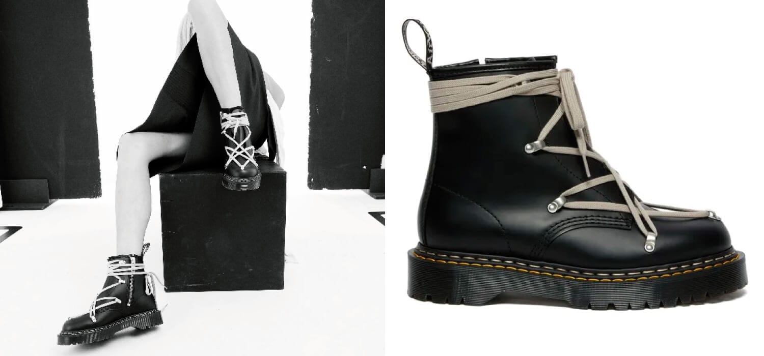 Ecco come Rick Owens ha reinterpretato le Dr.