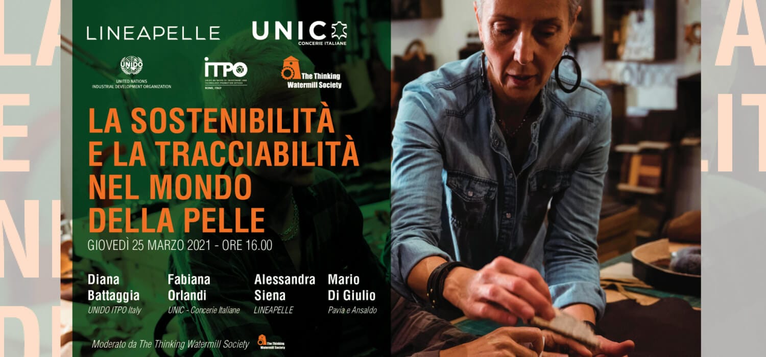 Il 25 marzo il webinar UNIC-UNIDO sulla tracciabilità della pelle