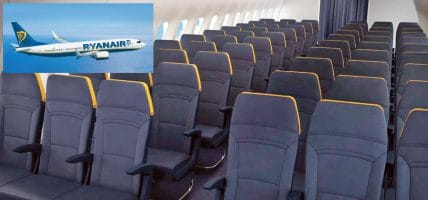 Più leggera del 25%: Ryanair mette la pelle Muirhead nei Boeing