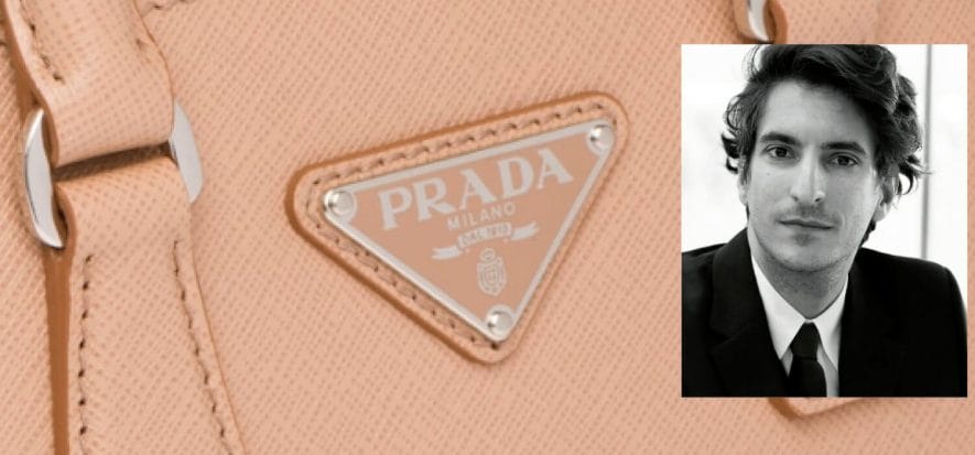 The emerging Bertelli (Lorenzo) explains the blockchain for Prada