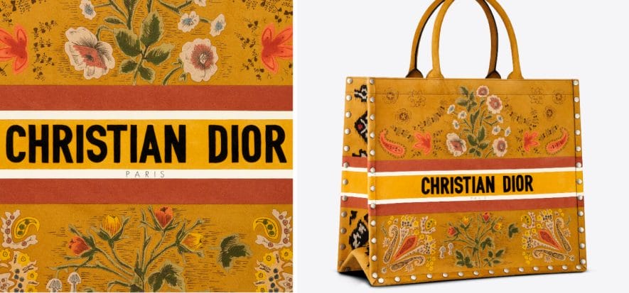 Guerra al fake: le 5 strisce della Dior Book Tote sono distintive