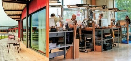 Hermès opens a new leather goods production site in Montereau and hires 140 people