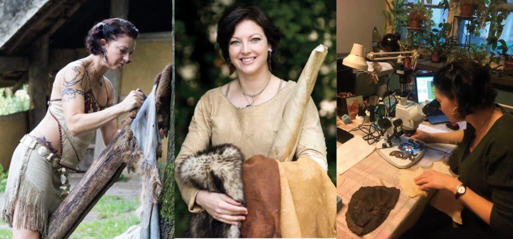 Thus, I teach prehistoric tanning: Theresa Emmerich Kamper