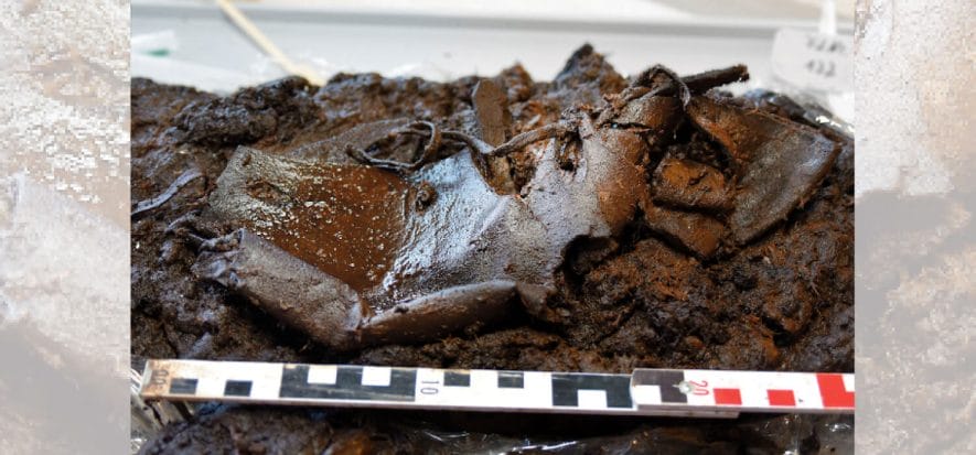 The shoe lost 2,000 years ago and found in a German swamp