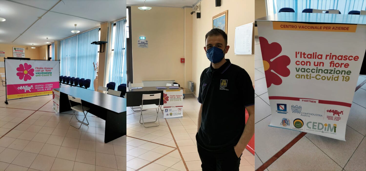 900 dosi di Moderna: a Solofra apre hub vaccinale aziendale