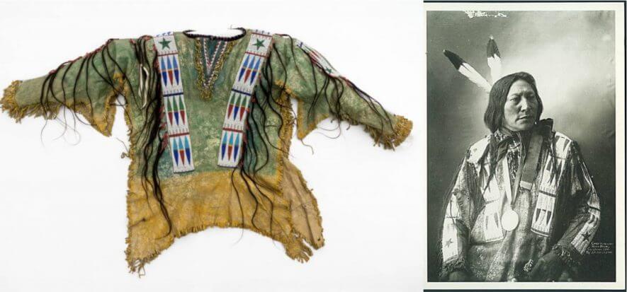 Dopo un secolo, la camicia in pelle del capo indiano va agli eredi