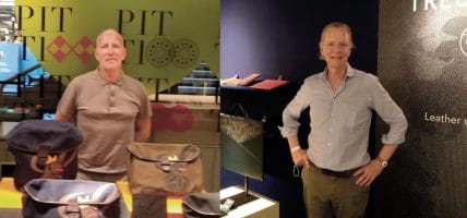Due brand artigiani portano a Pitti accessori per ufficio in pelle