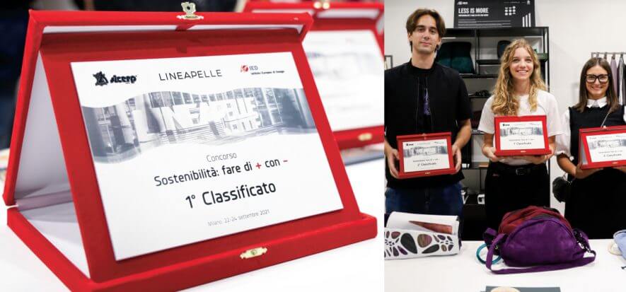 Lineapelle, Sicerp, IED Torino: ecco i vincitori di Less is More