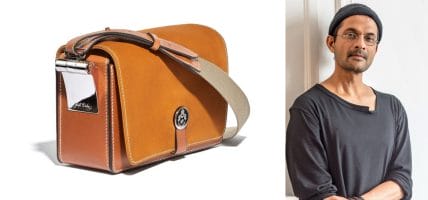 A vegetarian designer to relaunch a bag born in a tannery