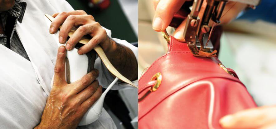 The leather chain and the value of its districts