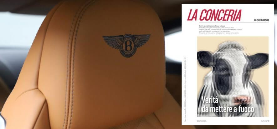 La ferma posizione di Bentley sulla pelle ribalta i veti vegani