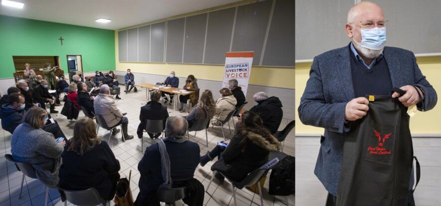 A Timmermans (UE) un regalo che spiega la circolarità della pelle