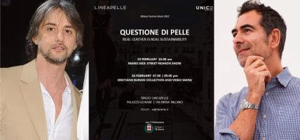 Leather according to Dice and Burani: double event at Spazio Lineapelle