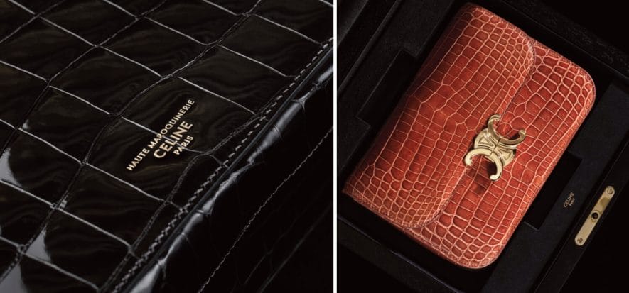 Celine's Haute Maroquinerie is hyper-luxurious, and above all, unique