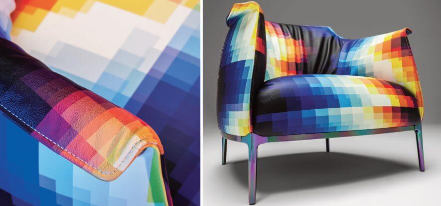 Leather becomes a heat map for the 110th anniversary of Poltrona Frau VIDEO