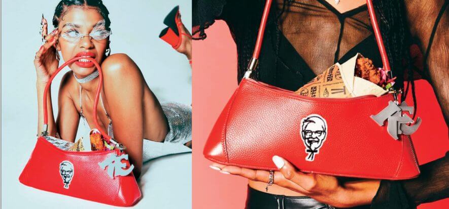 Fast food, non fast fashion: KFC e la Wrapuette in pelle italiana