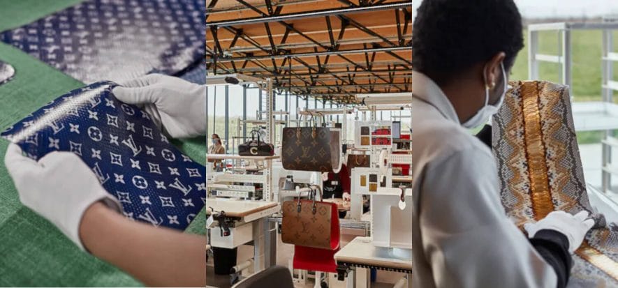 Negli atelier di Louis Vuitton dove si lavorano le pelli pregiate
