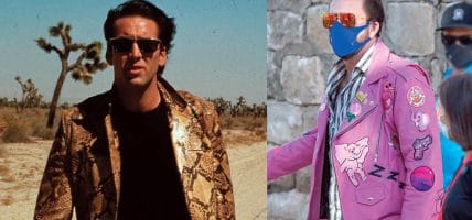 La fatal passione di Nicolas Cage: mai senza una giacca in pelle