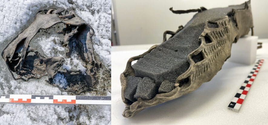 Norway: throws away worn sandal, it was found after 1,700 years