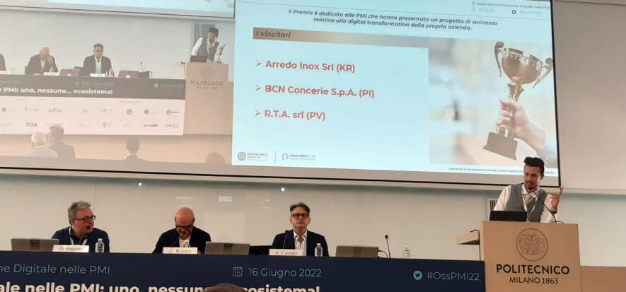 Il progetto AI di BCN Concerie vince il Contest PMI Awards 2022