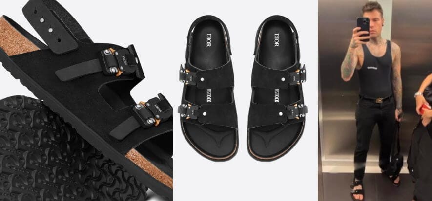 Cosa dicono di Birkenstock il post di Fedez e la colab con Dior