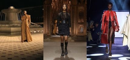 Bustiers, trench coats and weaves: summer 2023 in Paris is leather