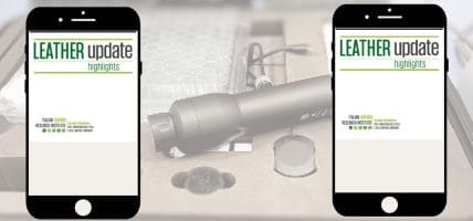 Nella Leather Update numero 38 spazio alla spettroscopia NIR