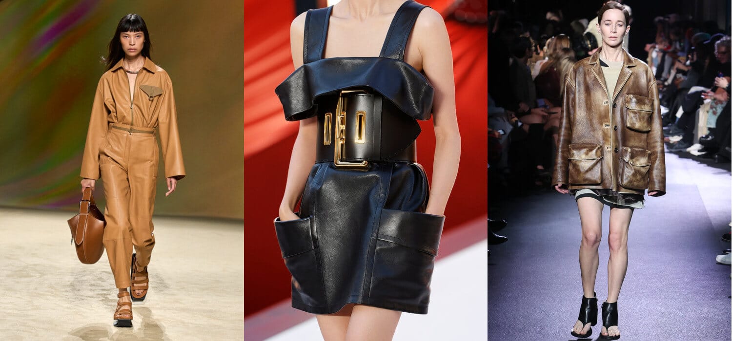 Paris, leather for summer 23 according to LV, Hermès and Miu Miu -  LaConceria