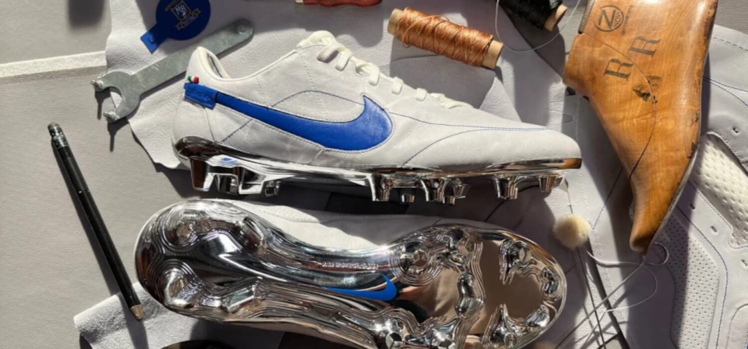 Nike celebrates the quality of Montebelluna's sport shoes in a