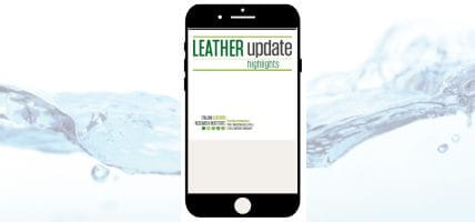 Acque potabili e un webinar da seguire nella Leather Update SSIP