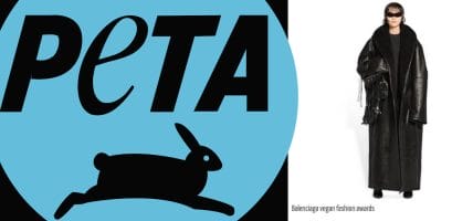 The award to Balenciaga demonstrates PETA's vegocentrism