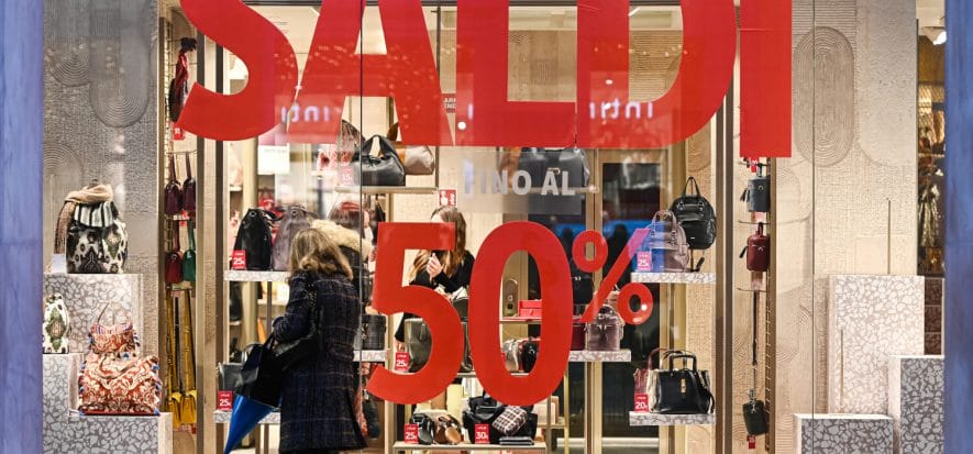 Partito bene, nei saldi invernali il retail italiano punta al +10%