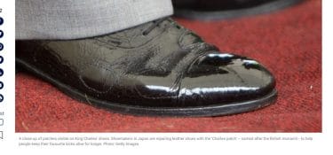 Riparazioni da re: le Charles patch ispirano i calzolai giapponesi