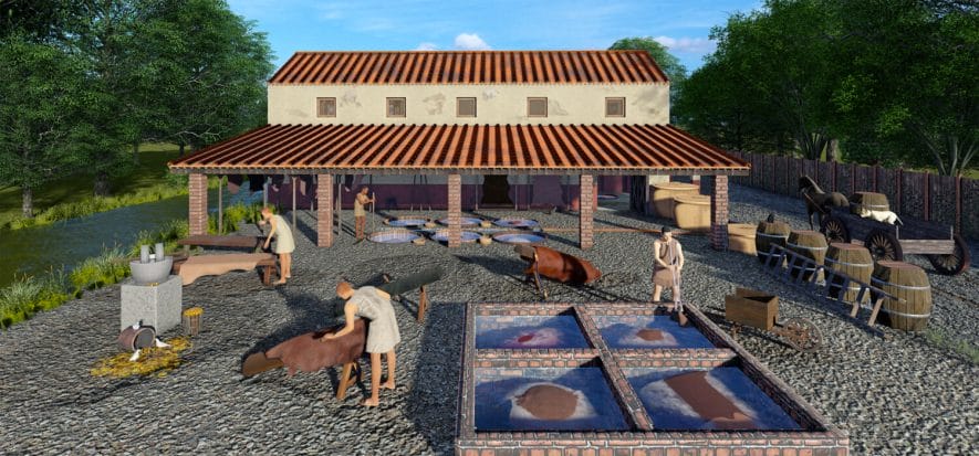 An exhibition tells us there was a tannery in Mediolanum