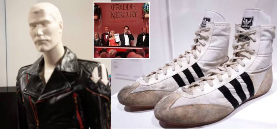 Il giubbotto in pelle, le sneaker e un record per Freddie Mercury