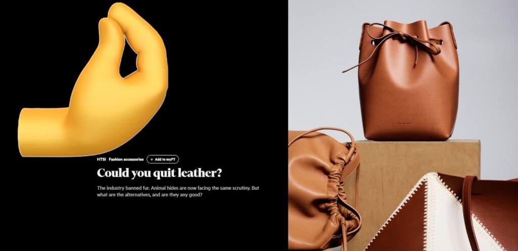 FT should notice: by talking about veg alternatives it is talking about failures