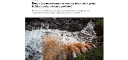 Messico, lo scandalo del depuratore giapponese che non funziona