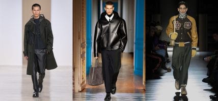 Paris: leather for Men by Dior, Valentino, Hermès and Kenzo