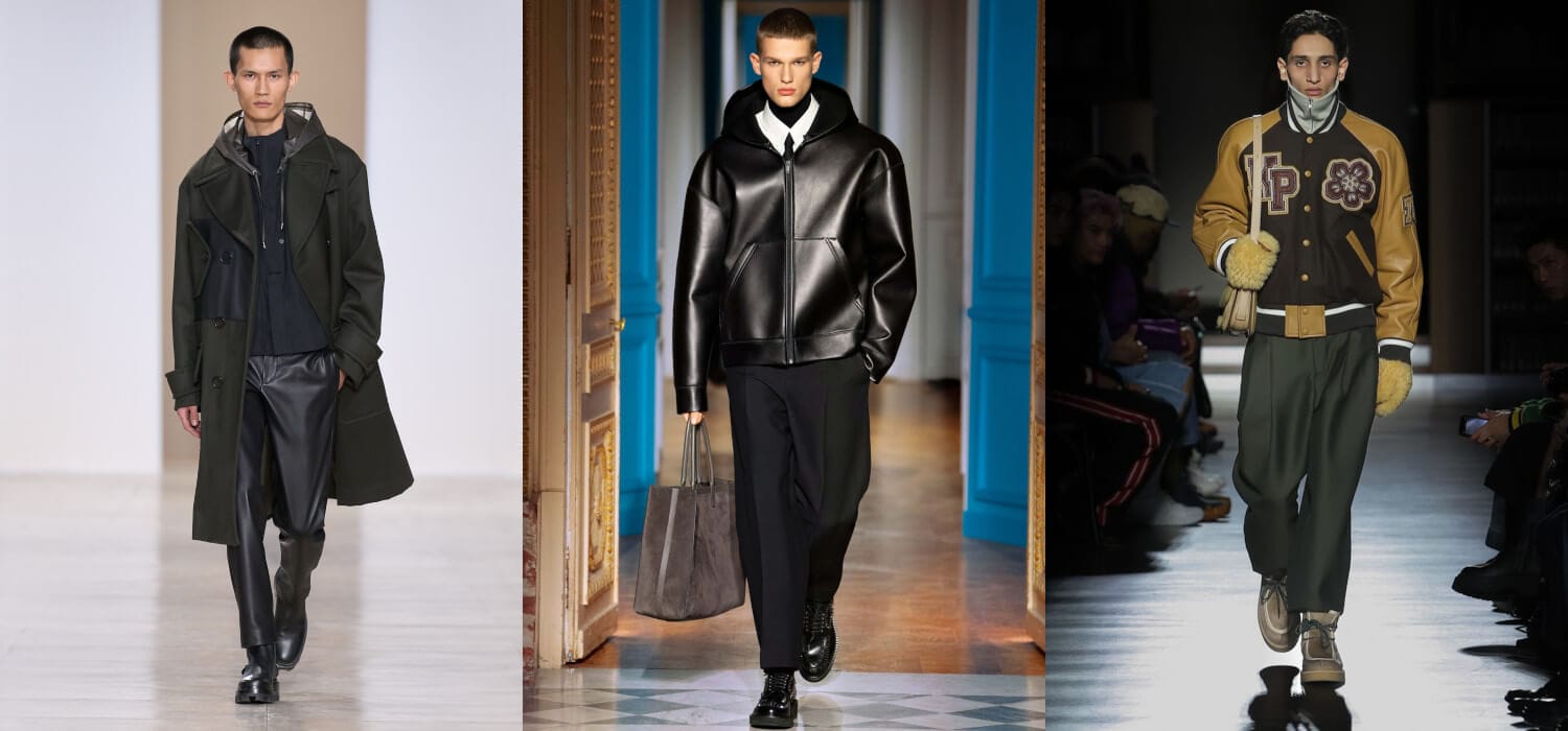 Paris: leather for Men by Dior, Valentino, Hermès and Kenzo ...