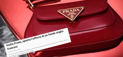 Il Giornale: a fund linked to Chanel wants to buy Prada
