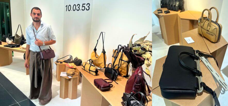 The whispered style of the Parisian brand10.03.53 has Italian roots