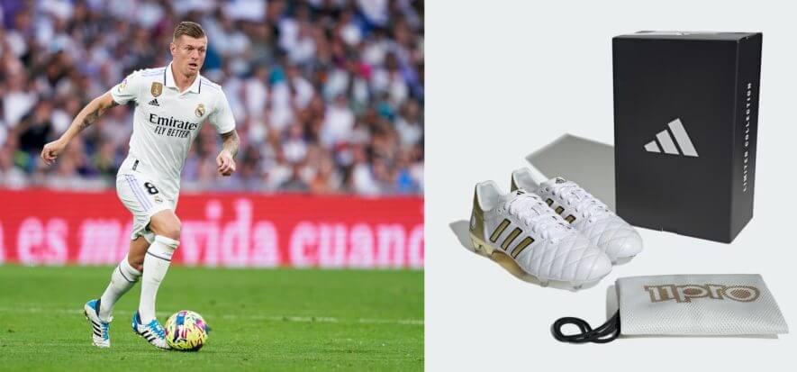 Adidas dedica a Toni Kroos le scarpe in pelle che ha tanto amato