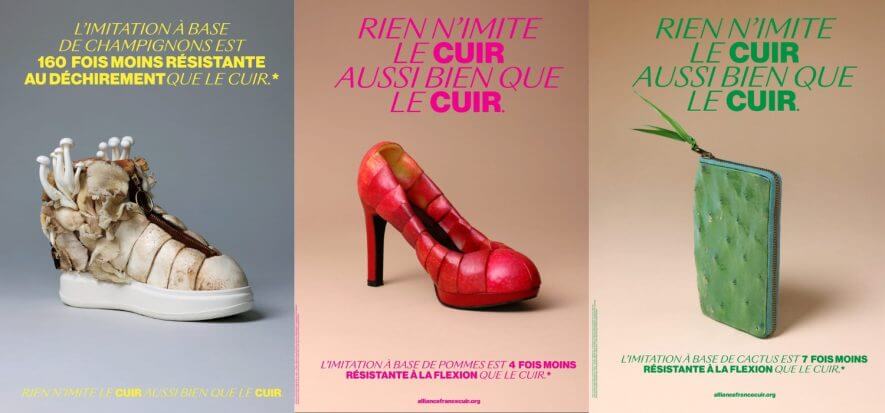 In agreement with the French: nothing imitates leather as well as leather