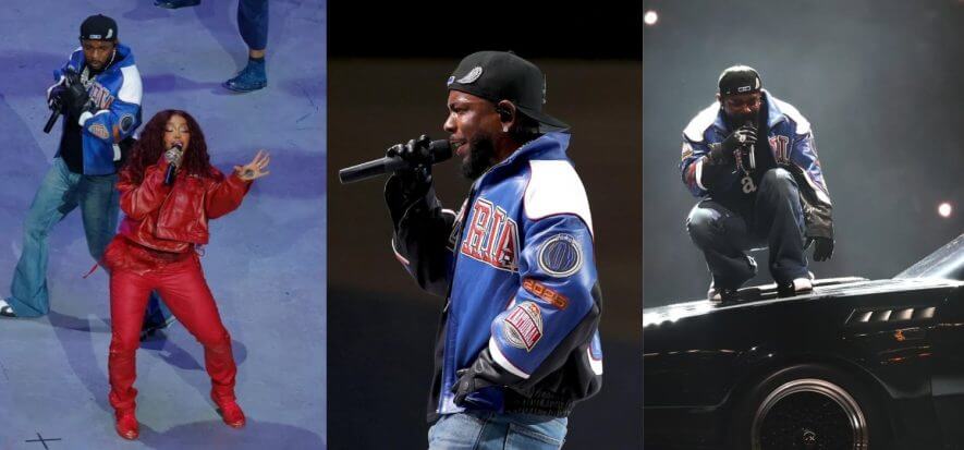 SuperBowl: Kendrick Lamar's leather jacket dominates the Halftime
