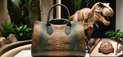 Just what we were missing: Jurassic Bags made from lab-grown T-Rex leather