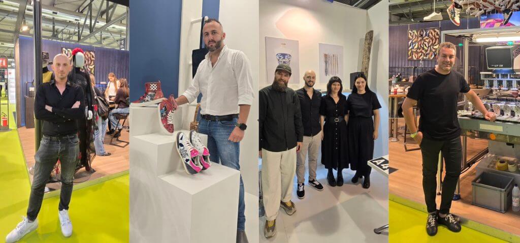 Painting, embroidery, printing: at Lineapelle, art makes leather unique