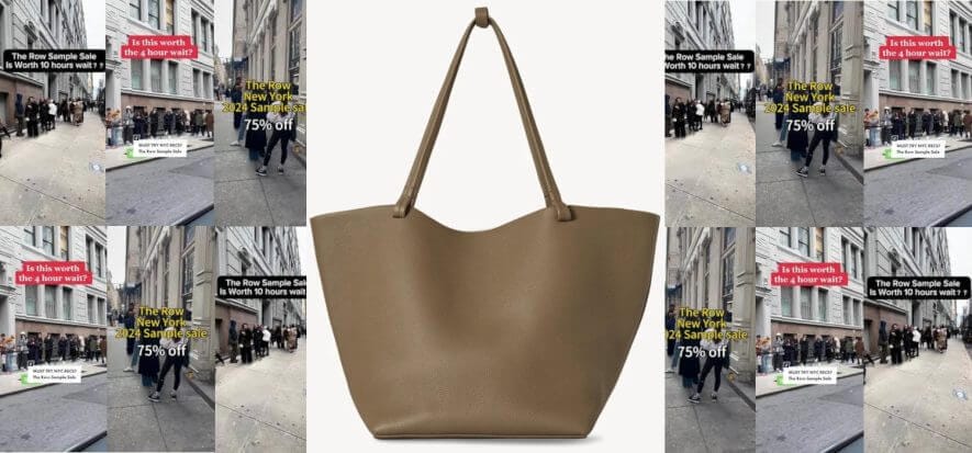 Quiet, but not with PR: The Row’s slip-up between queues and social media